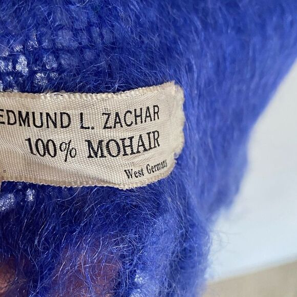 Edmund Zachar West Germany Mohair Scarf Unisex - Picture 4 of 5